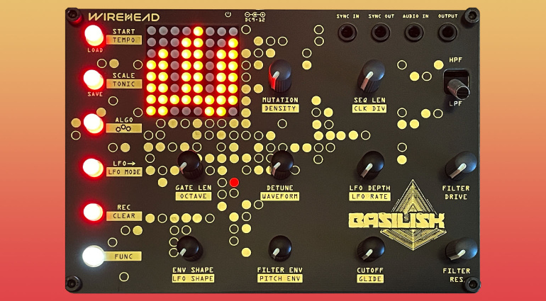 Wirehead Instruments Basilisk Is a Hybrid Bassline Exploration Synthesizer