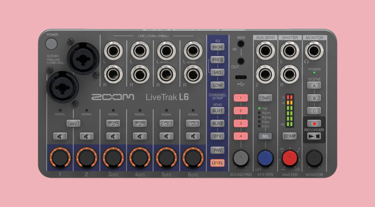 Zoom LiveTrak L-6: A Pocket-sized Digital Mixer