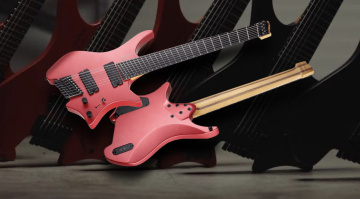 Strandberg Boden Metal: Strandberg Black Granite & Blood Red