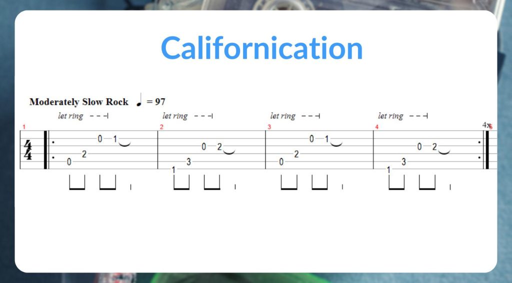 R.H.C.P 90s Guitar Riffs 