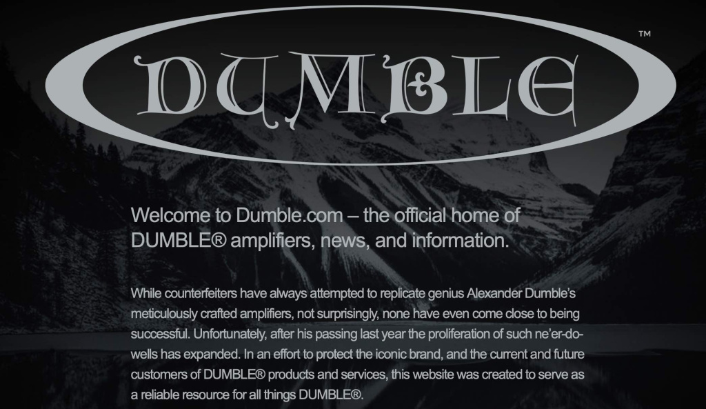 Dumble web page