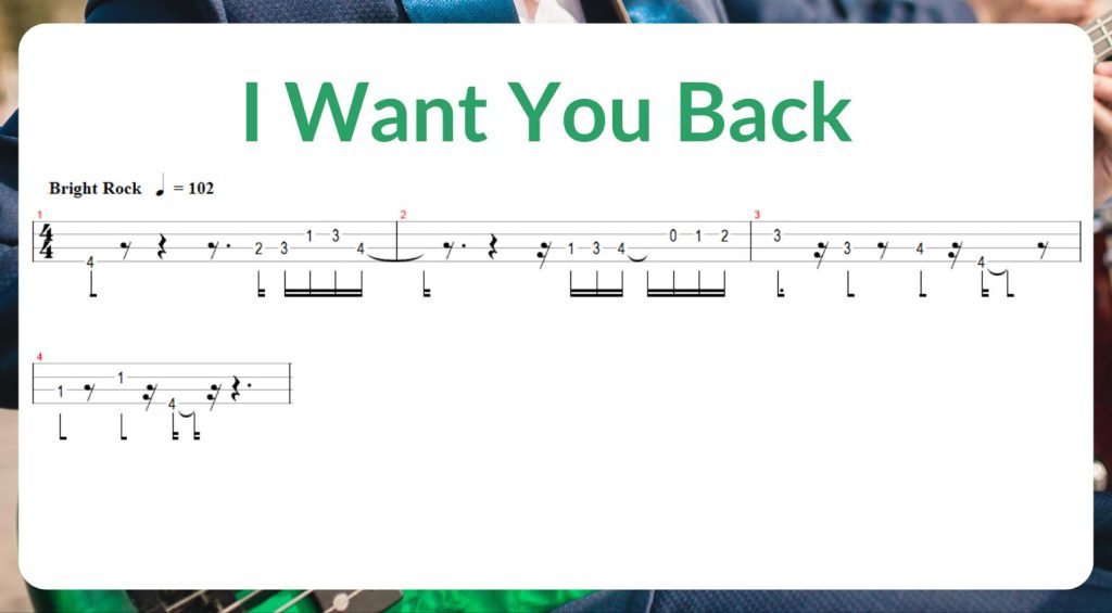 I Want You Back Underrated Bass Lines 