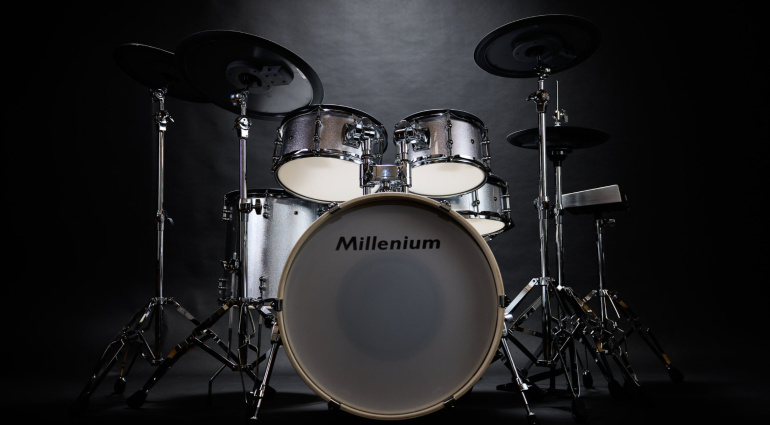 Millenium MPS-1000 Monitor E-Drum kit with Built-in Speaker