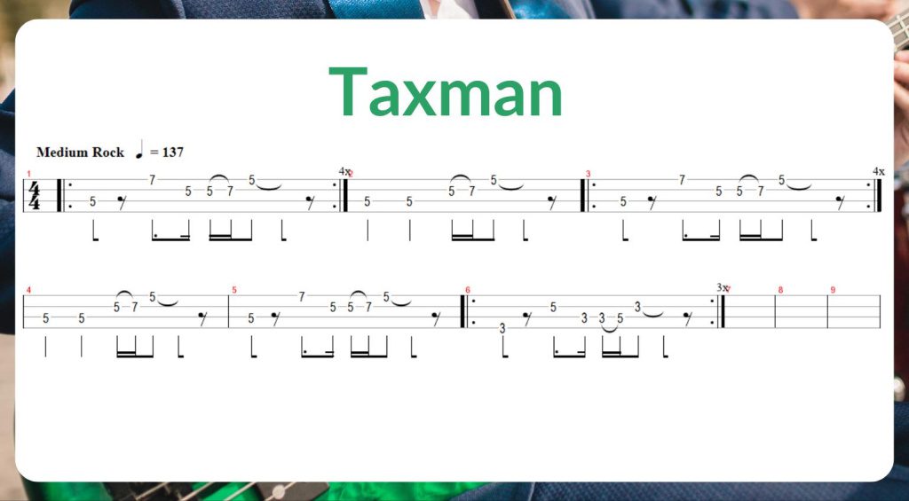 Taxman Bass Tab 