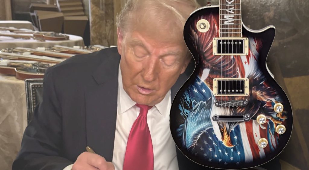 Guitar Journal Trump Guitars issued Gibson Cease & Desist