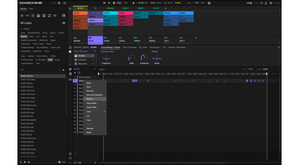 Bounce in Place now in Maschine 3