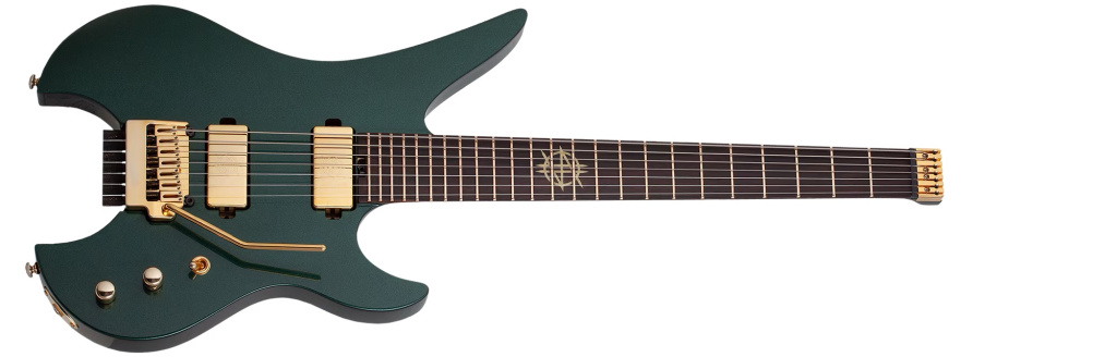 Synyster Gates Custom 7-TR Headless.Oak Green Metallic.01