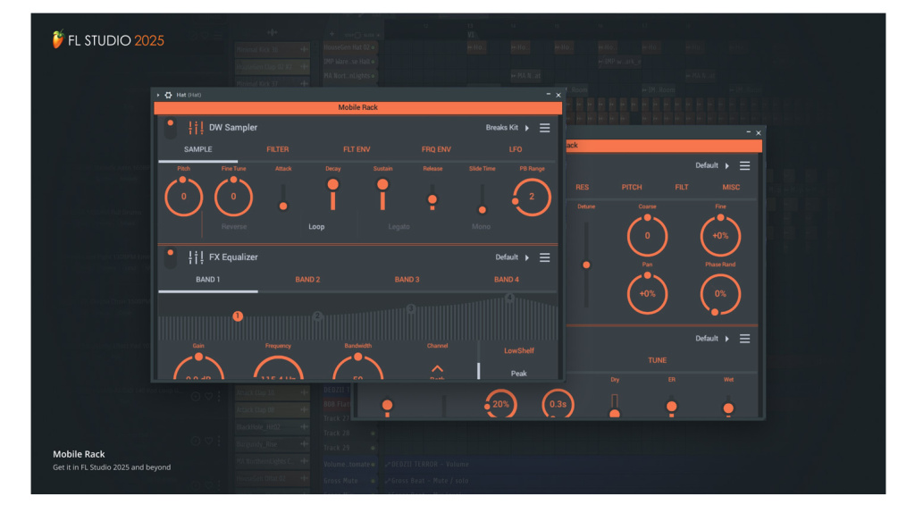 FL Studio 2025 Mobile Rack