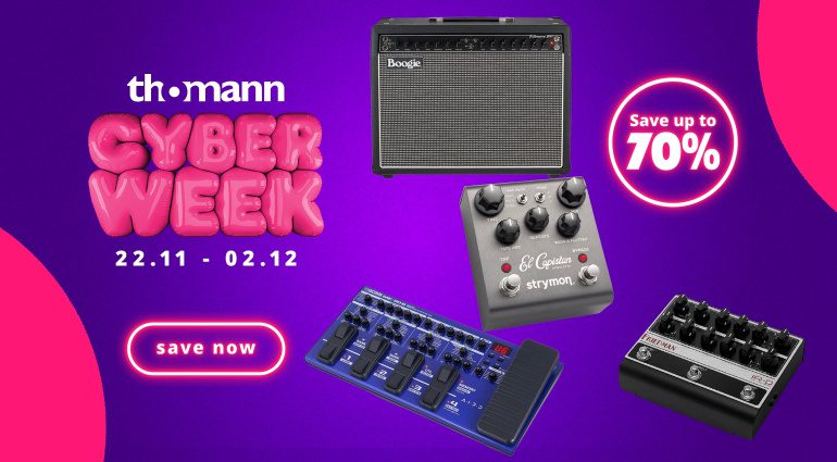 Deals on Guitar Pedals and Amps at Thomann Cyberweek 2024