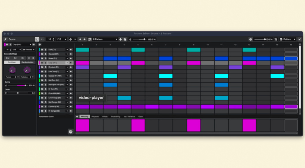 Steinberg Cubase 14: Pattern Sequencer