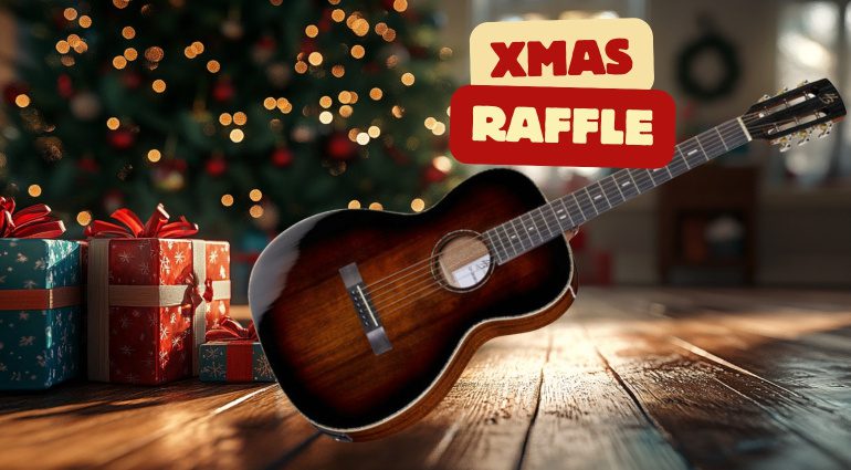 Win a Harley Benton Acoustic Guitar – XMAS Raffle!