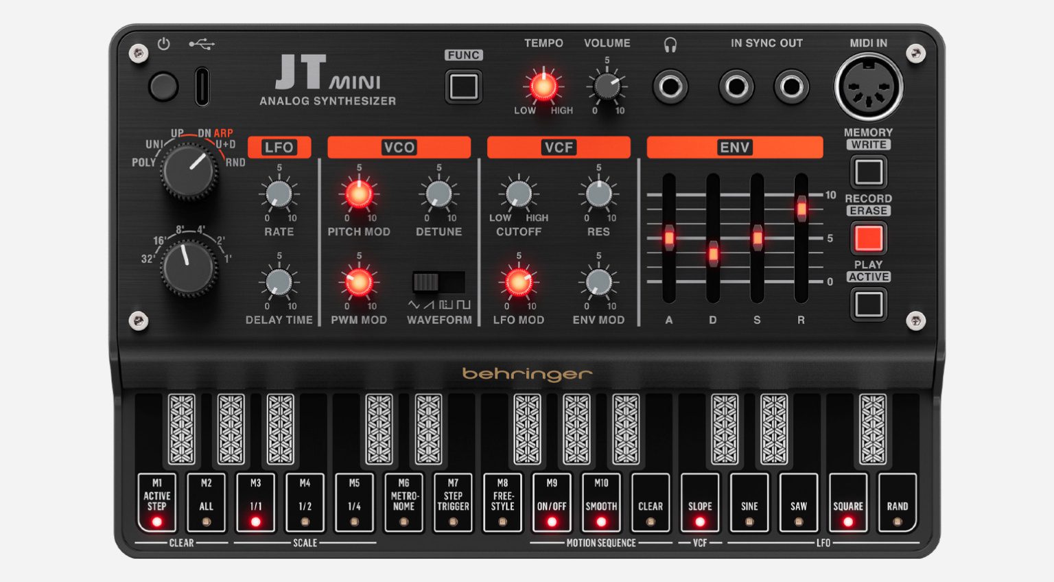 Behringer JT Mini: The Power of the Jupiter-8 in a Small Synth Package ...