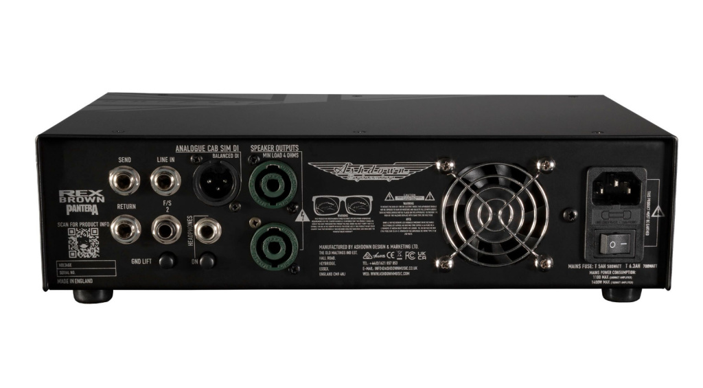 I/O of the Ashdown RB-800