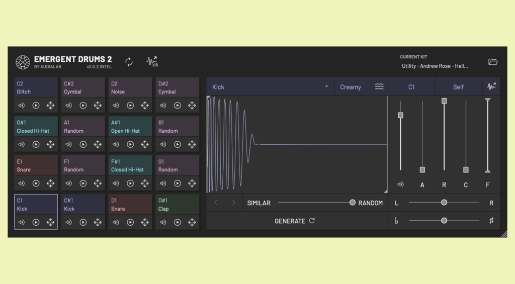 Audialab Emergent Drums 2