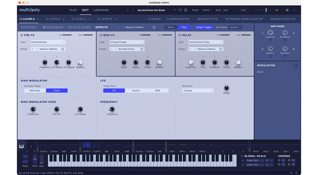 Korg multi/poly native 4