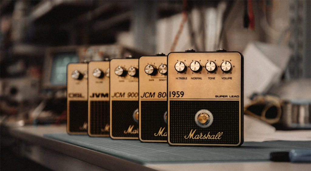 Pedales Marshall Signature: JCM 800, DSL, ¡y más en tu pedalera!