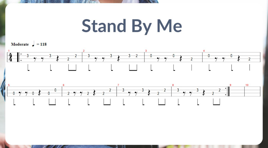 Stand By Me Ukulele TAB 