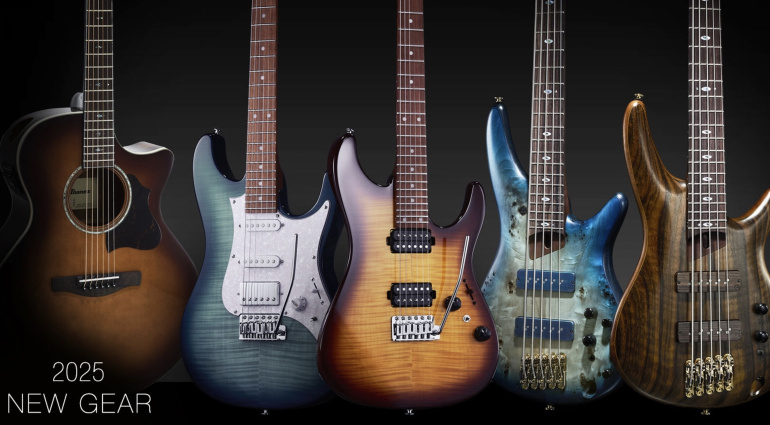 Ibanez 2025: New AZ/RG Series Models, New Acoustics, and Beautiful Basses!