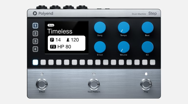 View of Polyend Step Is a Stompbox Drum Machine - gearnews.com