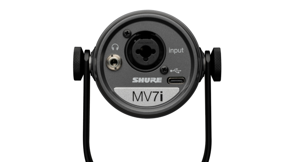 Shure MV7i: I/O Panel