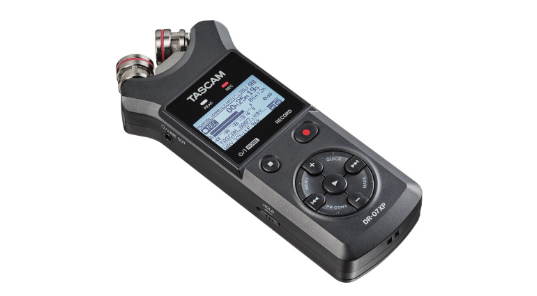 TASCAM DR-07XP Side angle