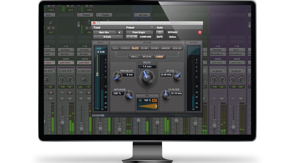 Stock DAW Plugins: Avid Pro Tools D-Verb