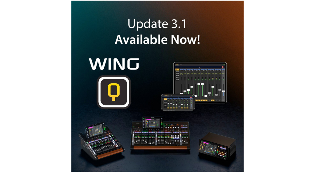 3.1 Update for Behringer WING Q App