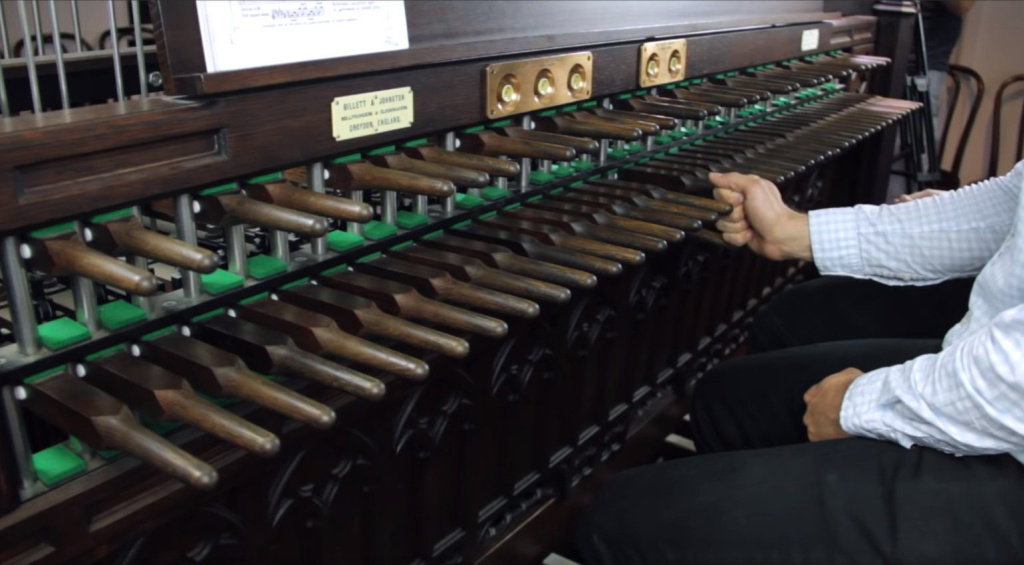 The keyboard of the World's Largest Instrument