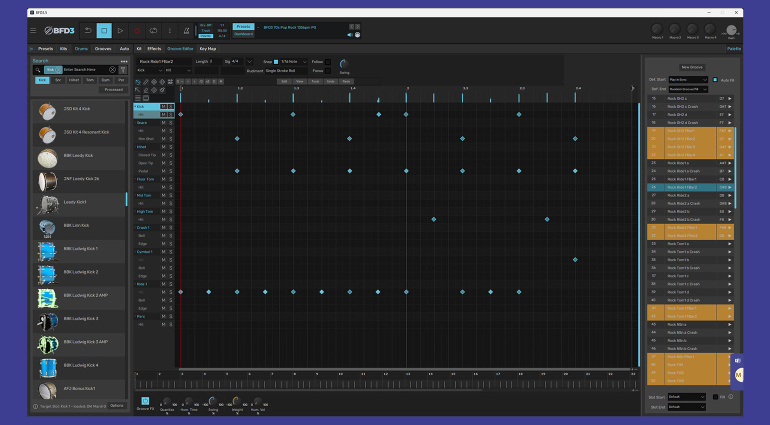 BFD 3.5 Groove Editor