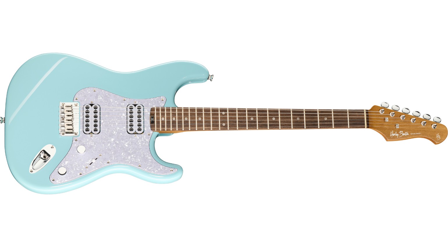 Harley Benton ST-Modern HH Daphne Blue Deluxe Series