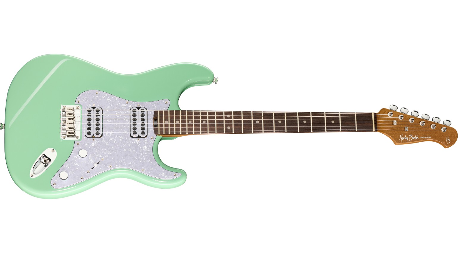 Harley Benton ST-Modern HH Seafoam Green Deluxe Series