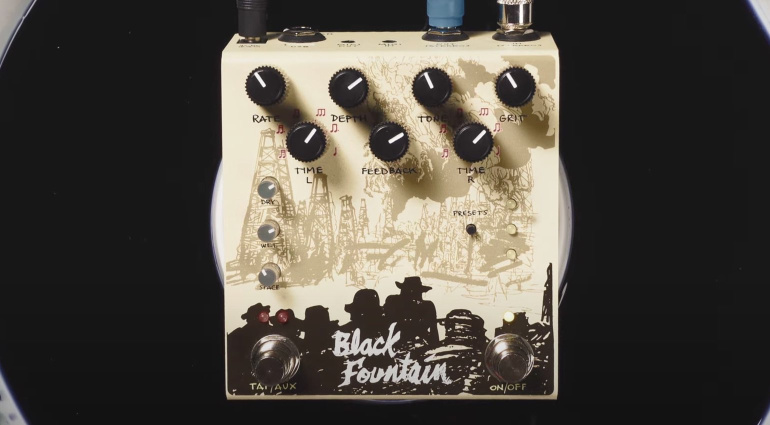 Old Blood Noise Endeavors Black Fountain: Stereo Oil Can Delay