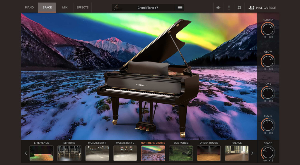 Pianoverse Yamaha Northern Lights