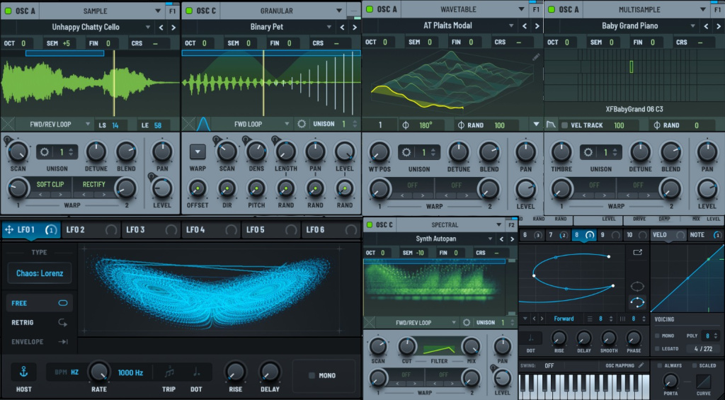 All the new features of Serum 2 at a glance.