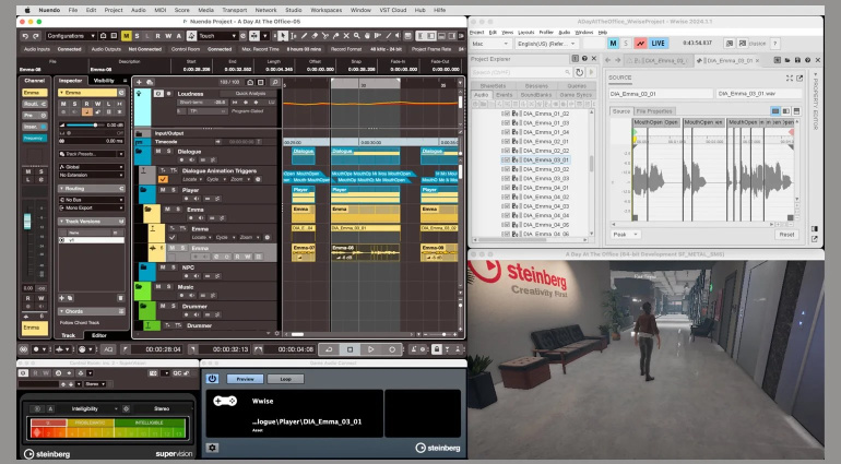 Steinberg Nuendo 14 brings New Features for ADR and Game Audio