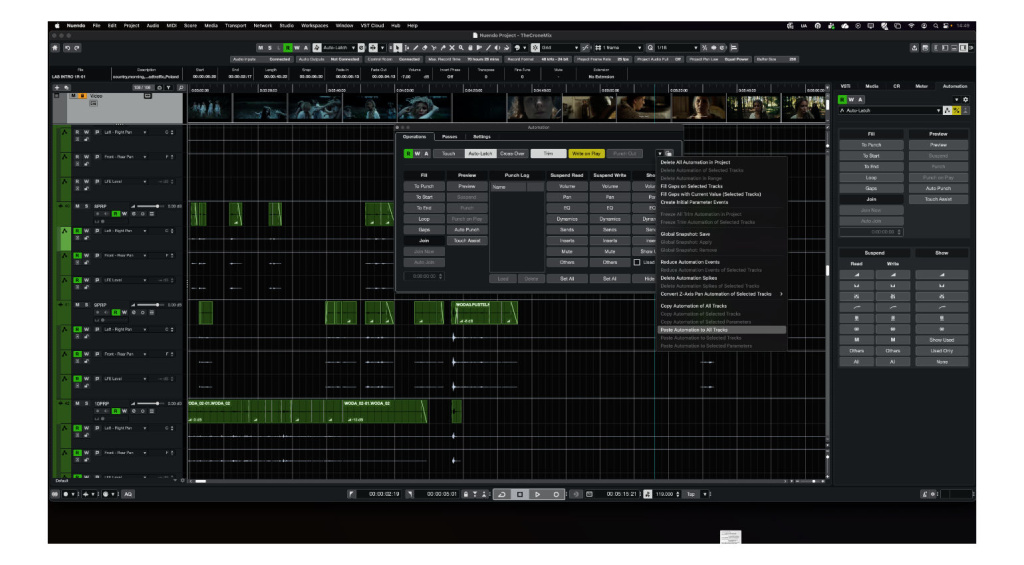 Steinberg Nuendo 15 Automation