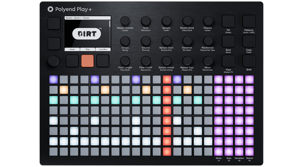 Polyend Play+ with Dirt