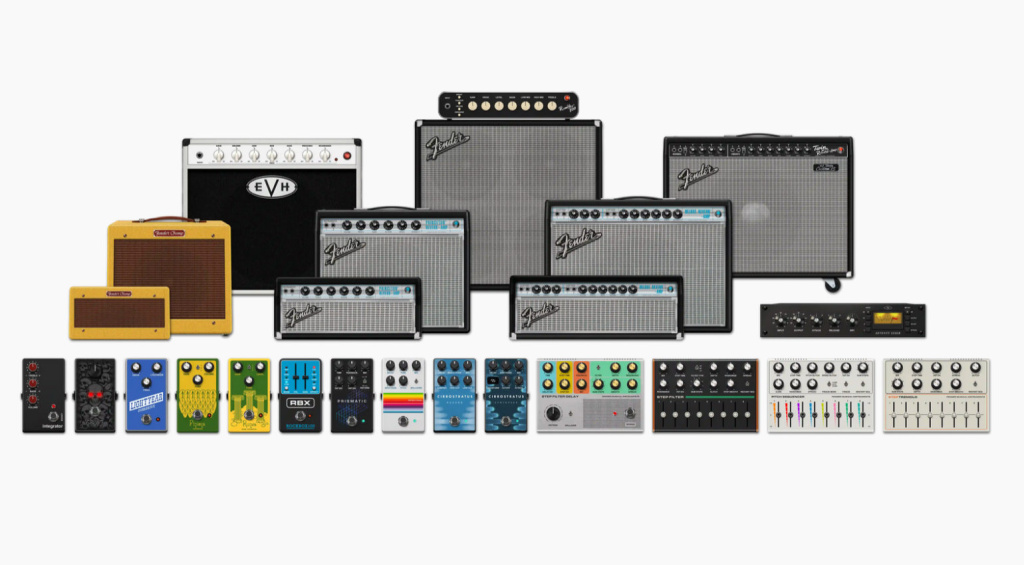 The new amps and effects in version 1.8