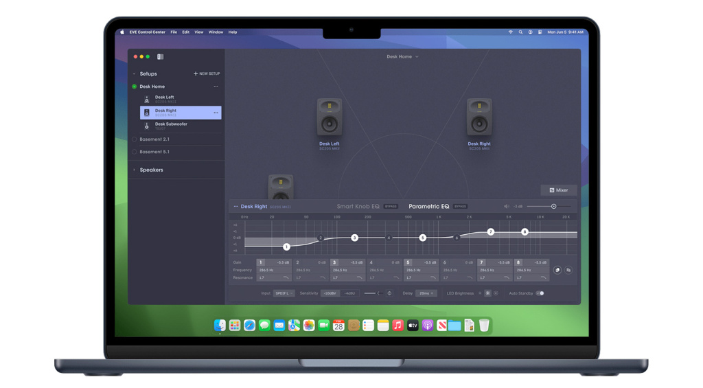 EVE Audio EXO: EVE Software Control