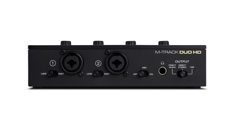 M-Audio M-Track Duo HD: Front Panel