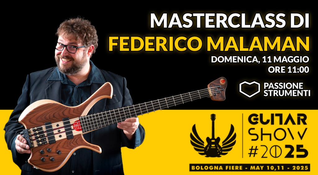 Frederico Malaman at Guitar Show