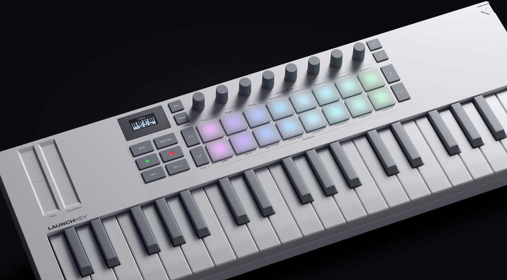 Novation Launchkey mini37 mk4 White Novation Launchkey Mini 37 MK4