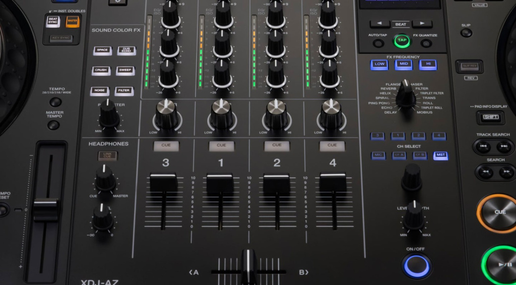 AlphaTheta XDJ-AZ Mixer and FX