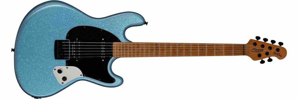 Fluff StingRay Sterling by Music Man Amana Boat Blue