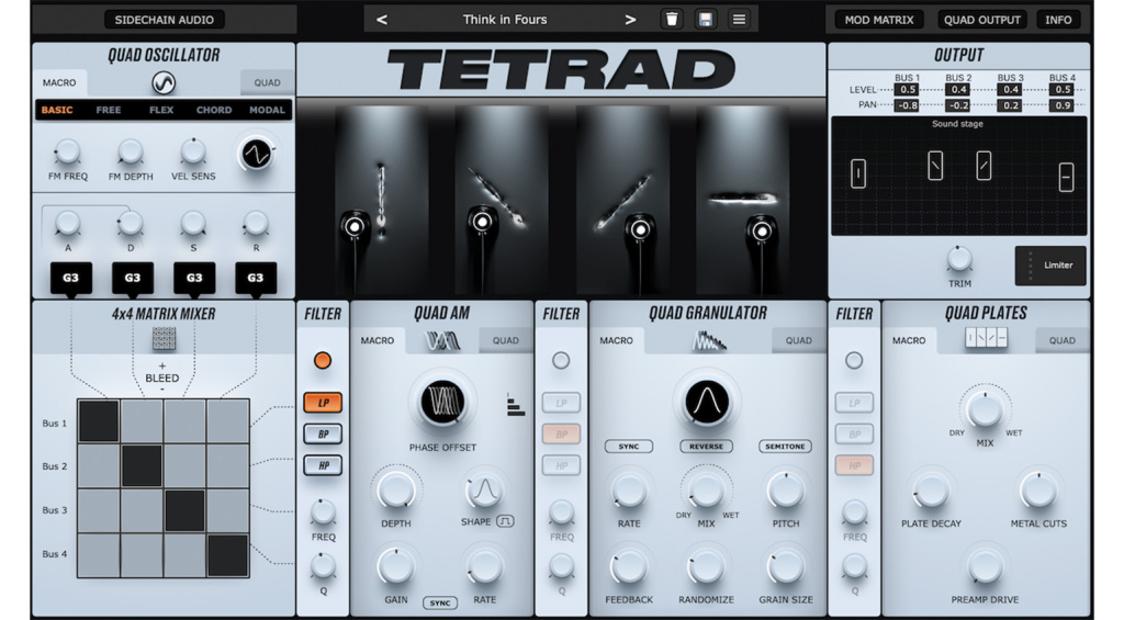 Physical Audio Tetrad