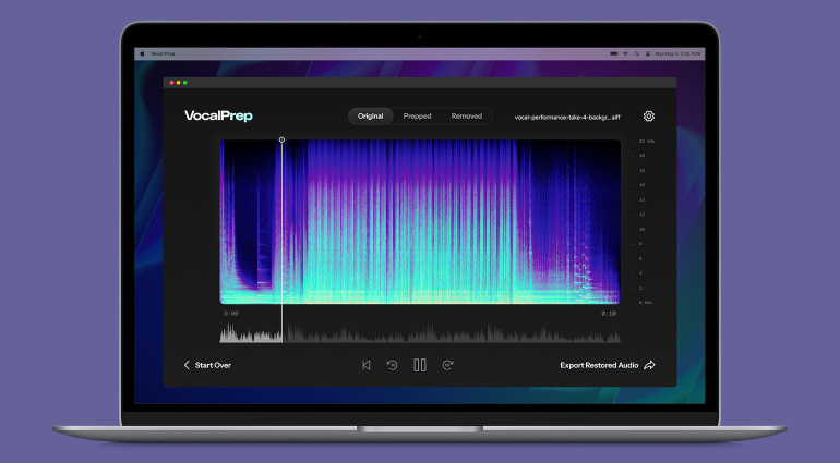 Antares Vocal Prep: A Standalone AI-Powered Clean-up Tool for Vocals