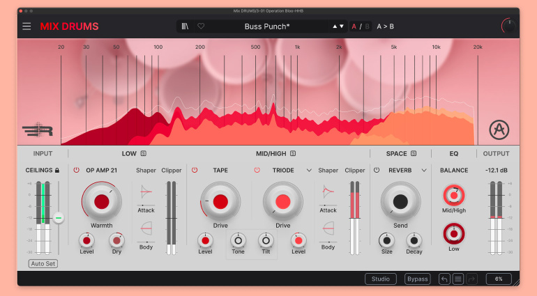 Arturia Mix DRUMS: Transform Your Drums
