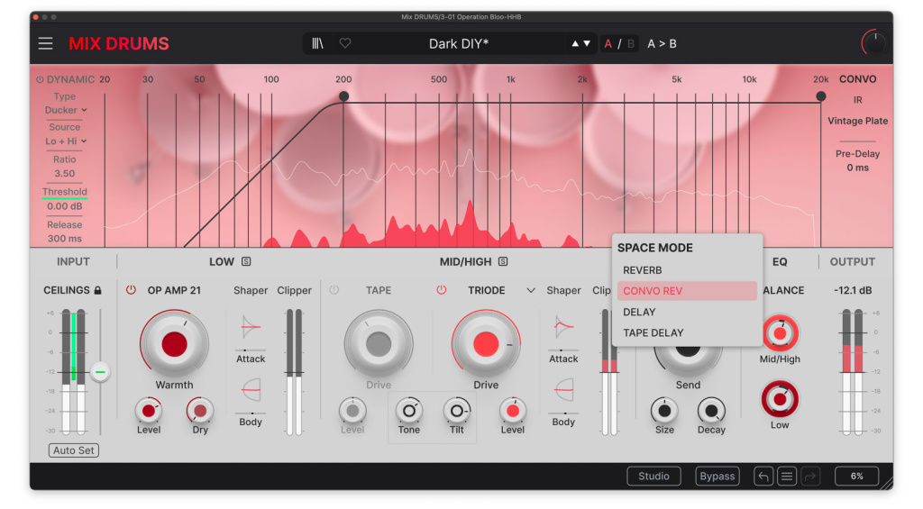 Arturia Mix DRUMS Space