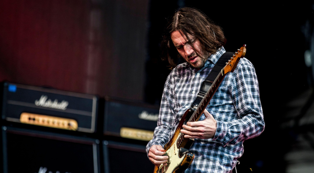 First and foremost, the Stratocaster: John Frusciante