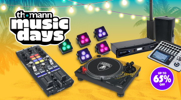 Live and DJ Deals at Thomann Music Days 2025: Save up to 45%!